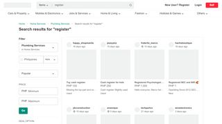 
                            12. Register - View all ads available in the Philippines - OLX.ph