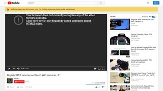 
                            5. Register WEB services on Canon WiFi cameras - 2 - YouTube