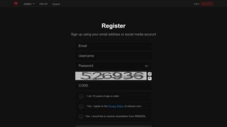 
                            8. Register - WEBZEN.com