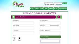 
                            7. Register with Bingo Magix | Bingo Magix