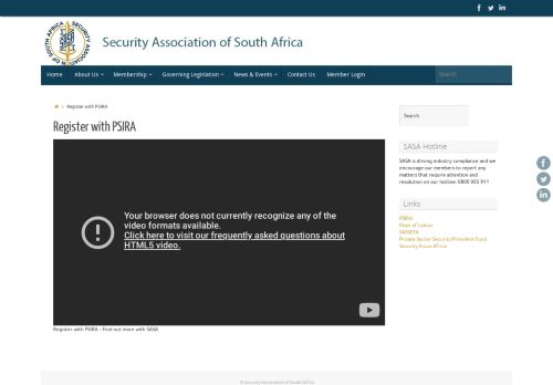 
                            10. Register with PSIRA | Security Association of South Africa