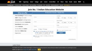
                            4. Register with Us: Join No 1 Indian Education Website - Jagran Josh