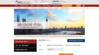 
                            5. REGISTER WITH US underline - ICICI Direct