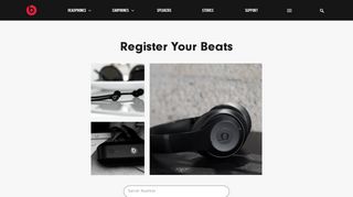 
                            1. Register your Beats - Beats by Dre