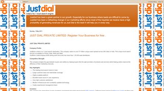 
                            7. Register Your Business in Justdial Its Free.