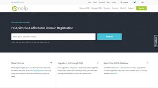 
                            5. Register your Domain with No-IP an ICANN Accredited Registrar