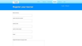 
                            4. Register your learner - Scriblr Education