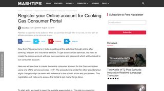 
                            4. Register your Online account for Cooking Gas Consumer Portal ...