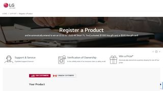 
                            10. Register Your Product | LG