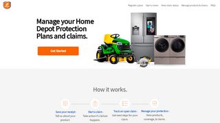 
                            7. Register Your Protection Plan | File a Claim | The Home Depot