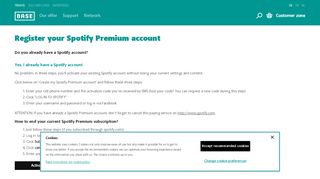 
                            4. Register your Spotify Premium account - BASE