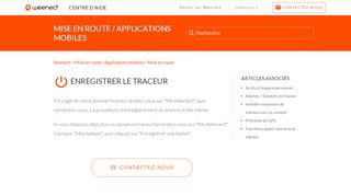 
                            4. Register your tracker – Weenect