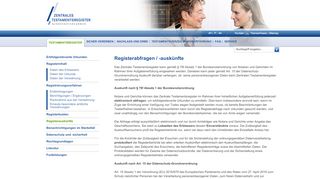 
                            7. Registerauskünfte - Zentrales Testamentsregister