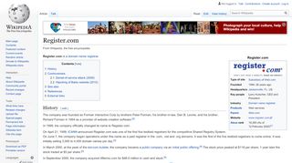 
                            5. Register.com - Wikipedia