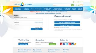 
                            6. Registered Client Login - Natural Partners