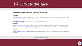 
                            4. Registered Families and Enrolled Students - The Potter's School