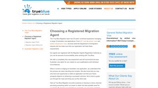 
                            11. Registered Migration Agent for Australia Visas | True Blue