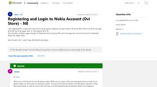 
                            3. Registering and Login to Nokia Account (Ovi Store) - N8 ...