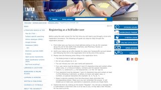 
                            6. Registering as a SciFinder user - University Library LMU - LMU Munich