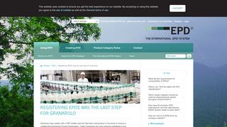 
                            12. Registering EPDs was the last step for Granarolo - The International ...