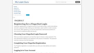 
                            5. Registering for a Fingerhut Login : My Login Guru