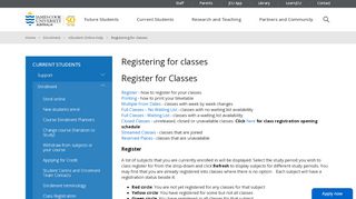 
                            6. Registering for classes - JCU Australia