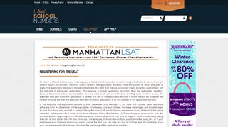 
                            11. Registering for the LSAT | Law School Numbers