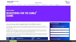
                            5. Registering for the USMLE Exams | www.kaptestglobal.com