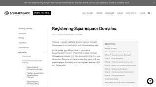 
                            9. Registering Squarespace Domains – Squarespace Help