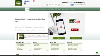 
                            2. Register/Login – How to Login to Send Bulk SMS - SmartSMSSolutions