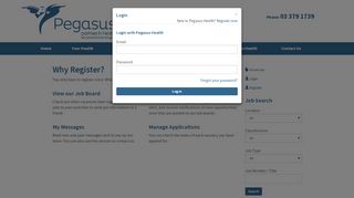 
                            3. Register/Login - Pegasus Health