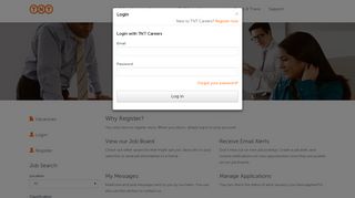 
                            8. Register/Login - TNT Careers