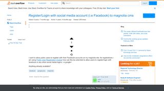 
                            11. Register/Login with social media account (i.e Facebook) to ...