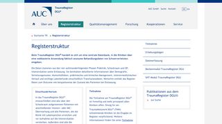 
                            4. Registerstruktur - AUC - TraumaRegister DGU