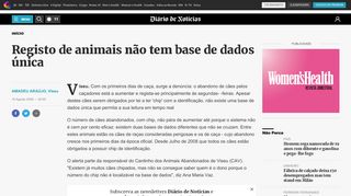 
                            11. Registo de animais não tem base de dados única - Diário de Notícias
