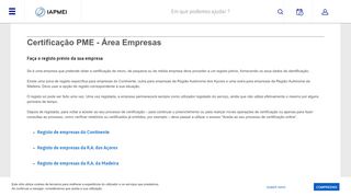 
                            8. registo eletrónico da empresa - IAPMEI - Página Inicial
