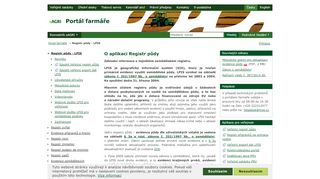 
                            5. Registr půdy - LPIS (Portál farmáře, eAGRI)