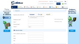 
                            4. Registrace | Alza.cz