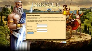 
                            5. Registrace na fórum - Grepolis – prohlížečová hra v antice