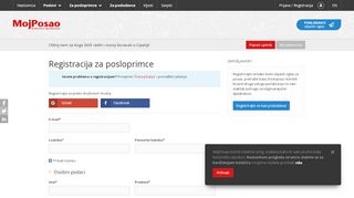 
                            4. Registracija za posloprimce - Moj Posao