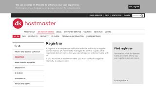 
                            6. Registrar | DK Hostmaster