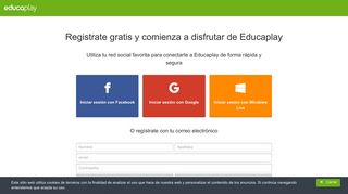 
                            2. Registrar - Educaplay