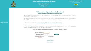 
                            1. registrar general's department