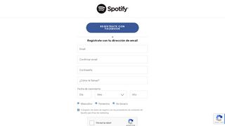 
                            5. Registrarse - Spotify