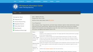 
                            11. Registrasi Akun INA | ITB Network Information Center