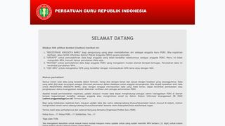 
                            1. Registrasi Anggota - Bank Data Anggota PGRI - PB PGRI