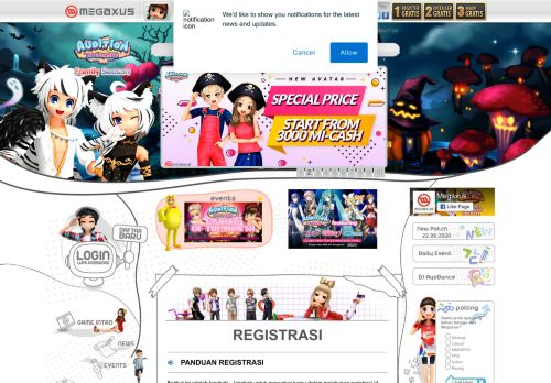 
                            3. registrasi - Audition AyoDance - Megaxus