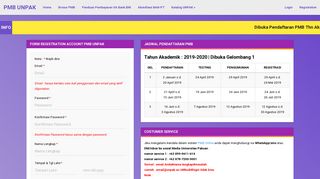 
                            5. Registrasi disini - PMB ONLINE | UNIVERSITAS PAKUAN