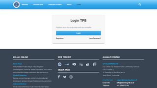 
                            12. Registrasi & Login TPB - Kuliah ITB