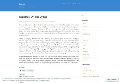 
                            13. Registrasi On-line Unnes | traju